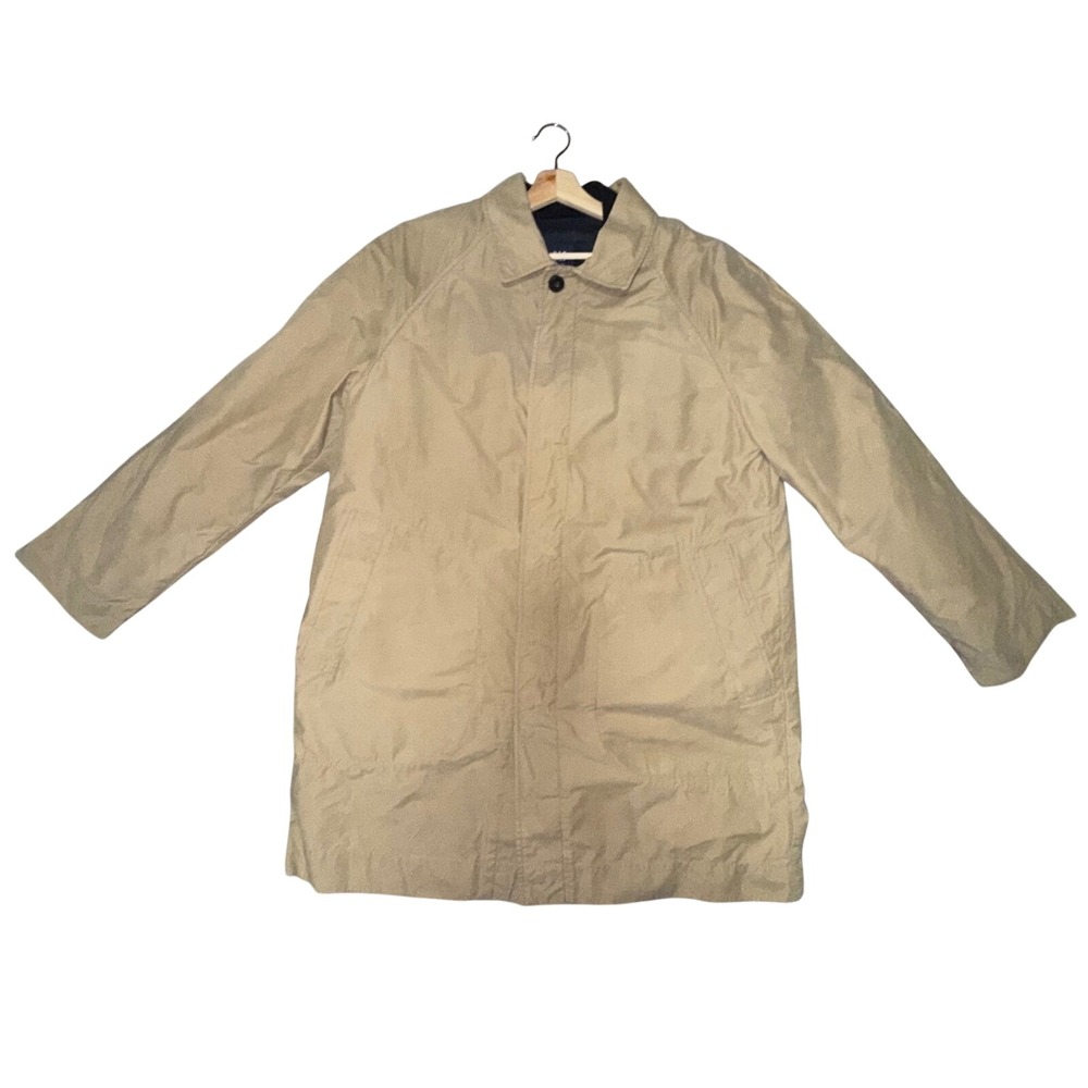 NWOT Mens 3 in 1 Khaki Lightweight Trench with Puffer‎ Lined Jacket Coat XL